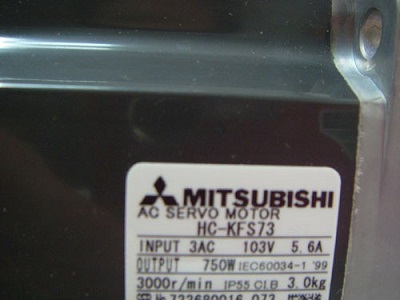 MITSUBISHI AC SERVO MOTOR (HC-KFS73)