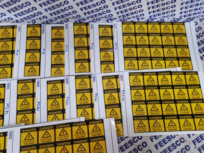 - ELECTRICAL HAZARD 5X5 CM PVC STICKER (ELECTRICAL HAZARD)