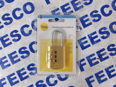 - YALE PADLOCK COMBINATION SOLID BRASS DIGIT DIAL NUMBER (30MM) (Y150B)