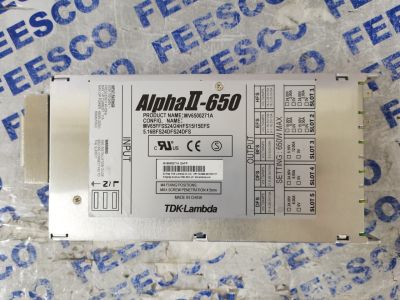 TDK-LAMBDA ALPHA II-650 POWER SUPPLY (MV6500271A)