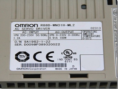 OMRON AC SERVO DRIVER (R88D-WN01H-ML2)