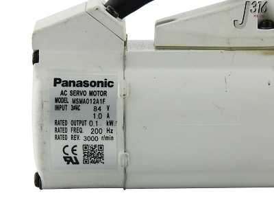 PANASONIC AC SERVO MOTOR (MSMA012A1F)